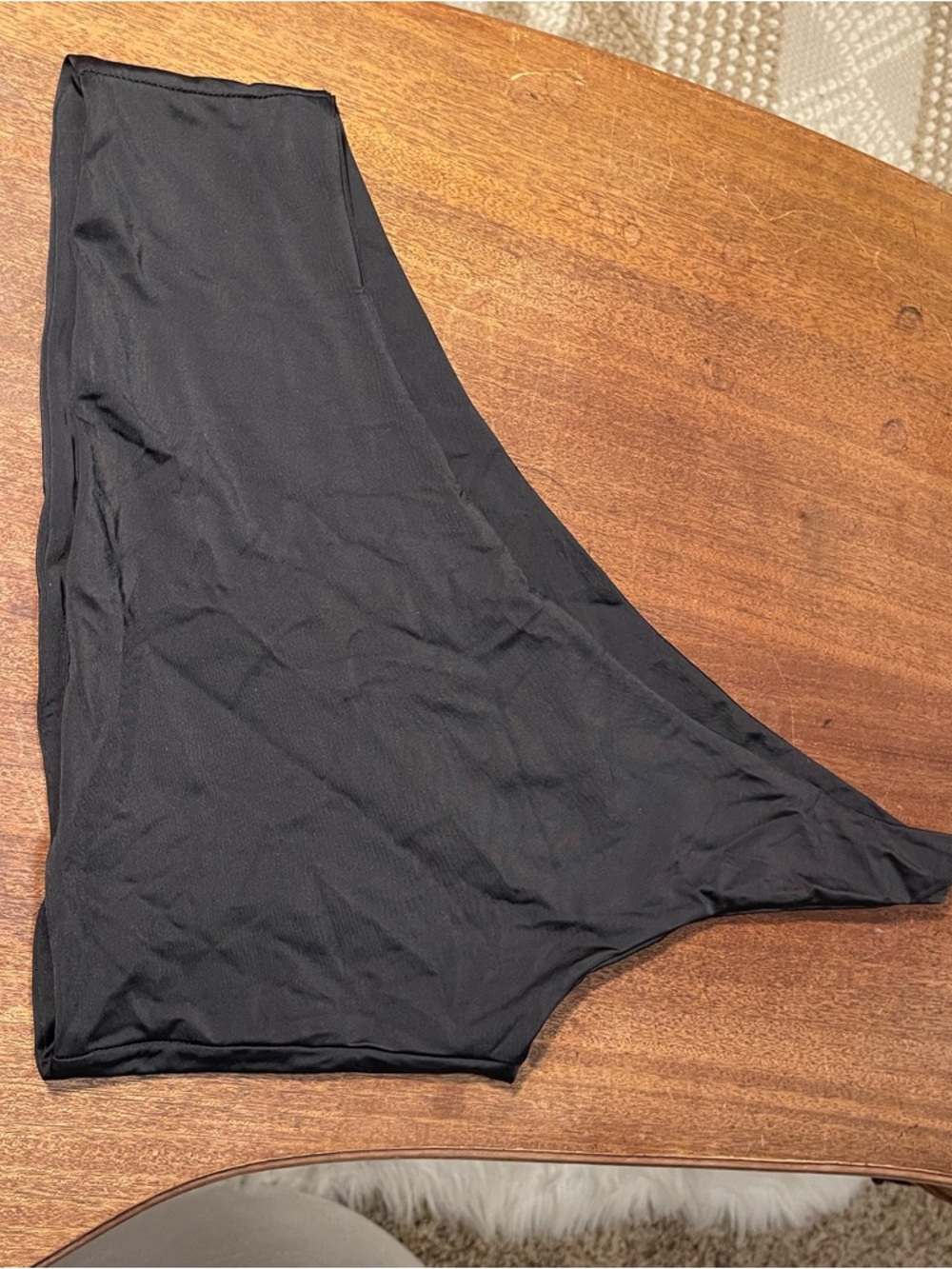 Baiia Black One-Piece Swimsuit with Striped Lining Reversible - Picture 10 of 12
